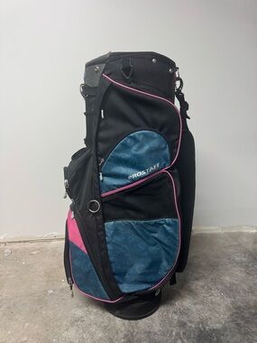 Wilson ProStaff Blue & Black Women’s Golf Stand Bag with Strap - 14 Dividers